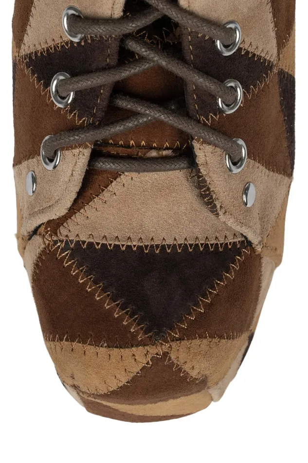 Women Jeffrey Campbell Ankle To Mid LITAPW Tan Suede Multi