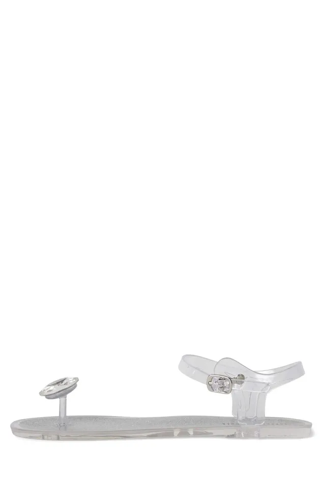 Women Jeffrey Campbell Flat BEACHGLOW Silver