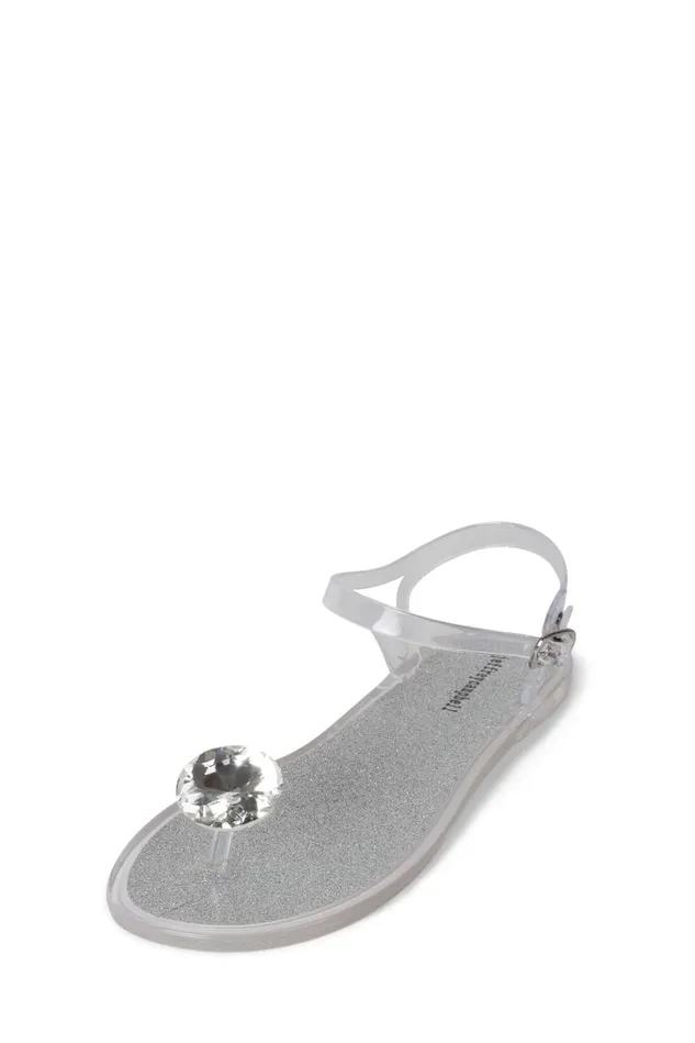 Women Jeffrey Campbell Flat BEACHGLOW Silver