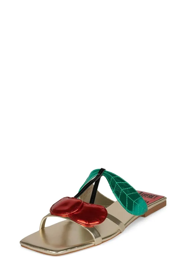 Women Jeffrey Campbell Flat CEREZA Gold Multi