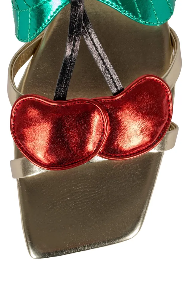 Women Jeffrey Campbell Flat CEREZA Gold Multi