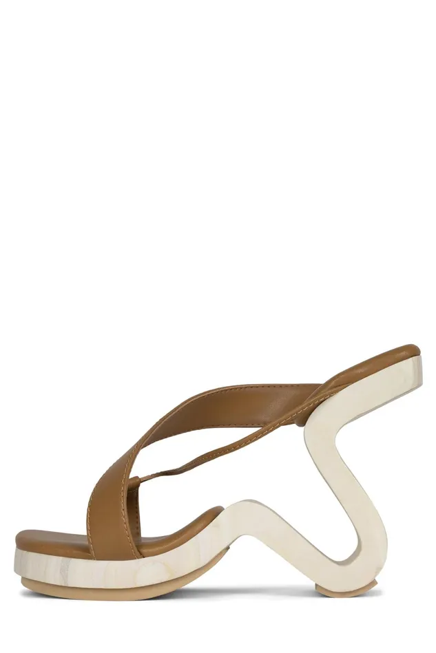 Women Jeffrey Campbell Heel ARBELOS Natural