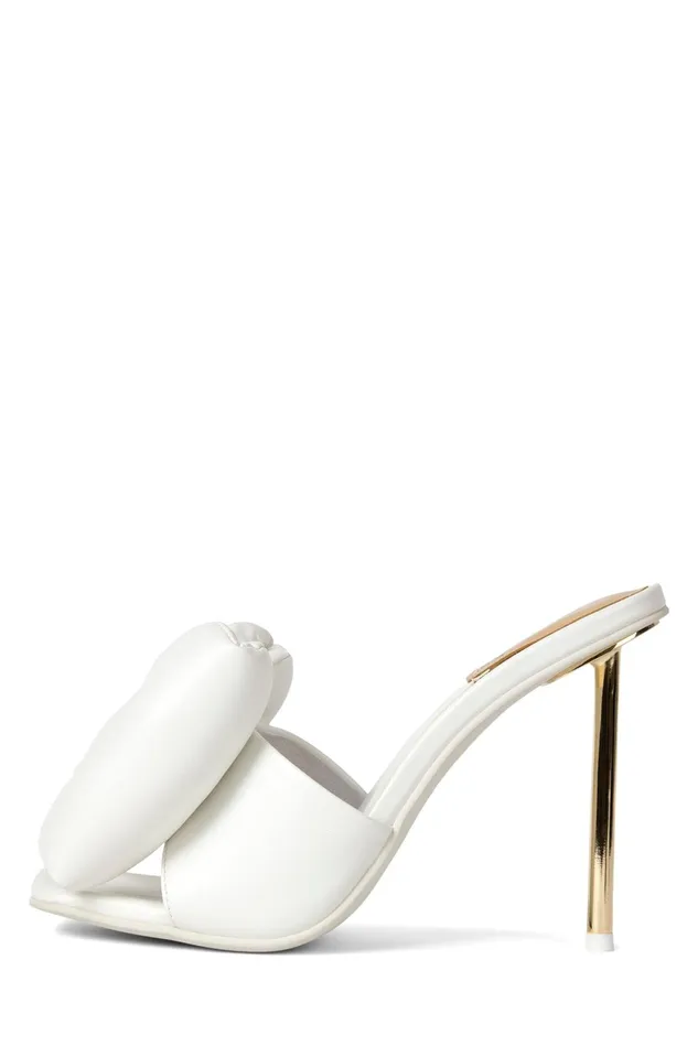 Women Jeffrey Campbell Heel BOWDOWN White Gold