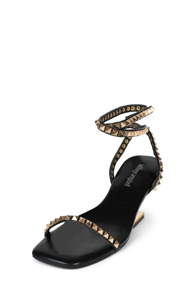 Women Jeffrey Campbell Heel LUXORLB Beige Gold