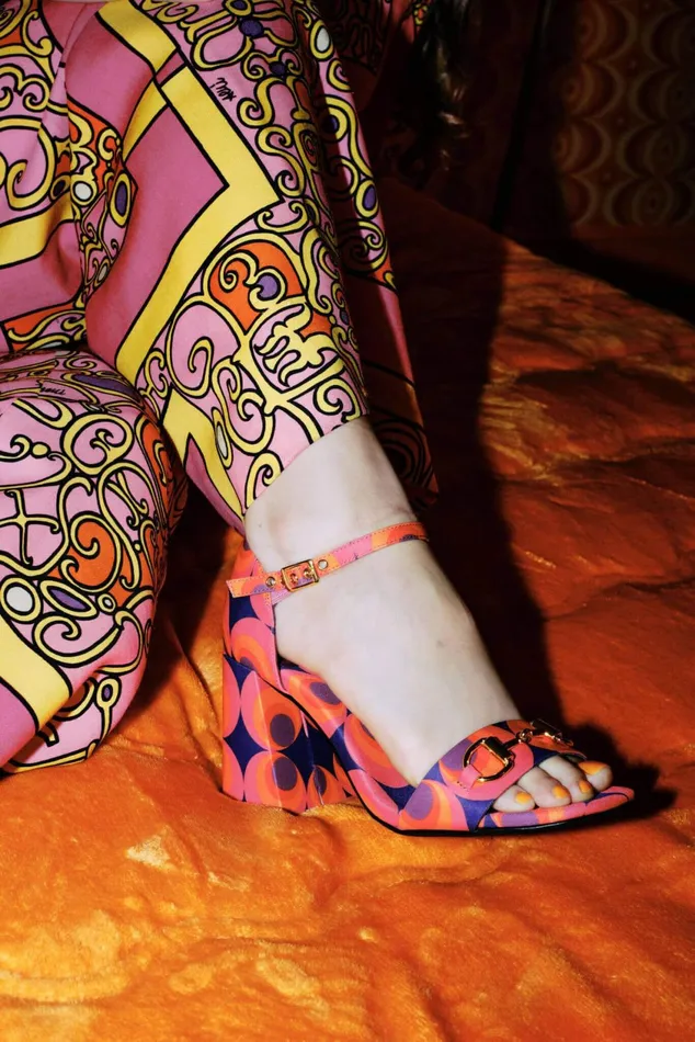 Women Jeffrey Campbell Heel POPSTARB Red Blue Multi