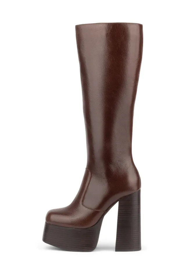 Women Jeffrey Campbell Knee To Thigh HEYJOE Brown