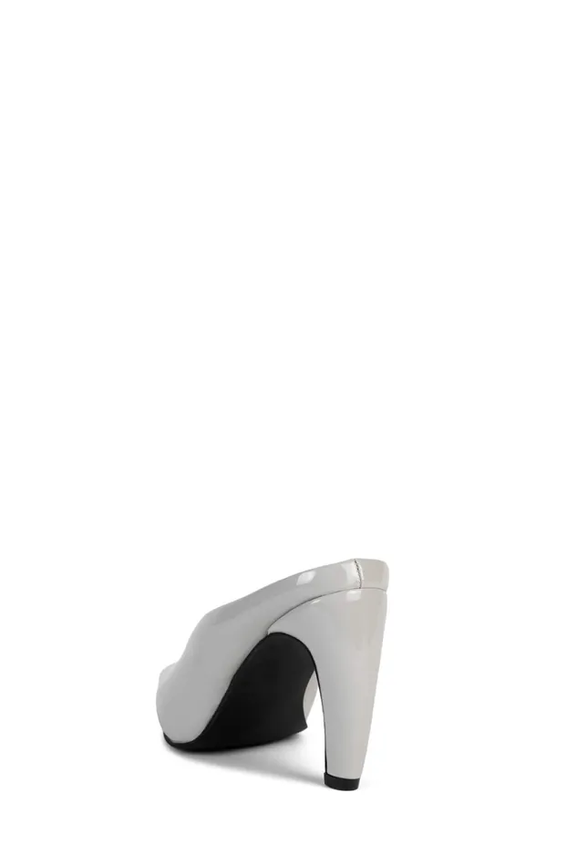Women Jeffrey Campbell Mule BUZZING Tan Patent