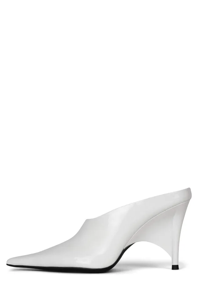 Women Jeffrey Campbell Mule VADER Black Patent