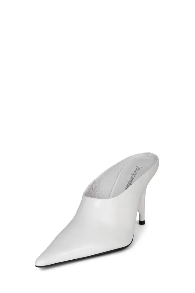 Women Jeffrey Campbell Mule VADER Black Patent
