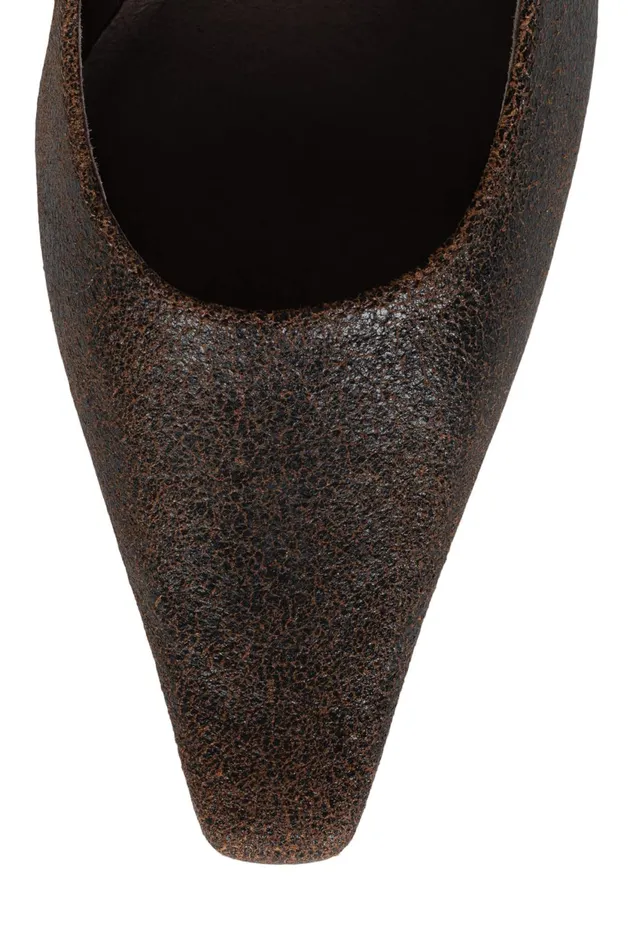 Women Jeffrey Campbell Pump EVELIE Black Distressed