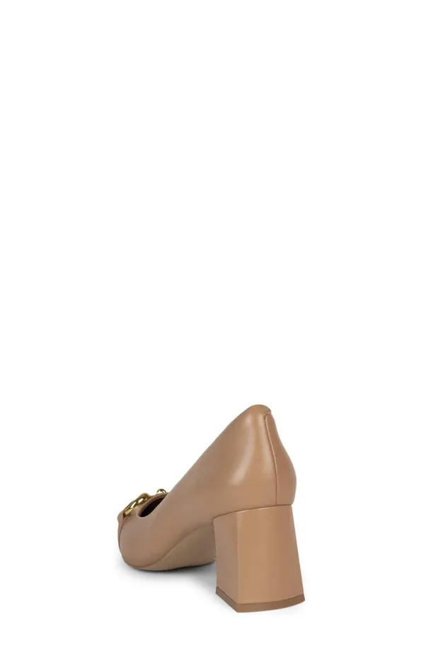 Women Jeffrey Campbell Pump HAPPYHOUR Natural Gold