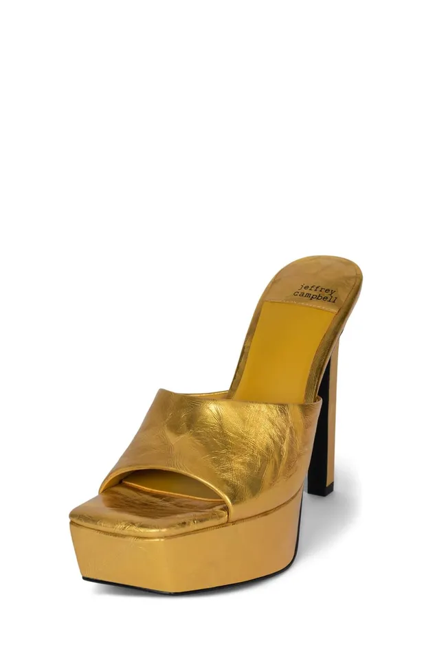 Women Jeffrey Campbell Sandal GOINGGLAM Black Glitter