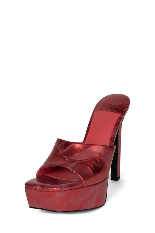 Women Jeffrey Campbell Sandal GOINGGLAM Black Glitter