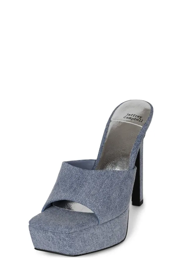 Women Jeffrey Campbell Sandal GOINGGLAM Black Glitter
