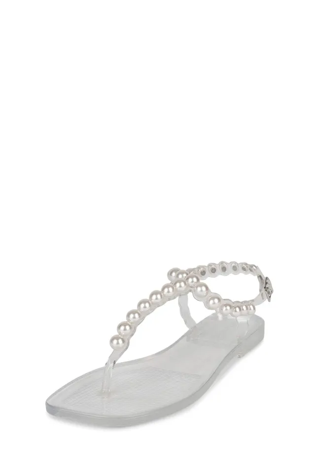 Women Jeffrey Campbell Sandals Under 100 PEARLESQUE Natural Shiny