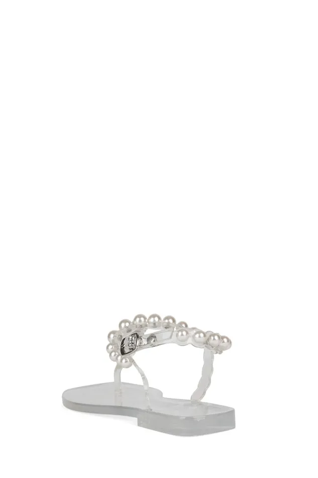 Women Jeffrey Campbell Sandals Under 100 PEARLESQUE Natural Shiny