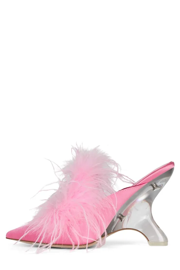 Women Jeffrey Campbell Wedge FURWUT White Satin