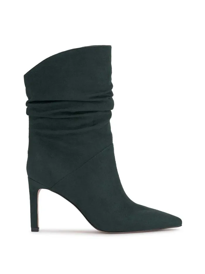 Women Jessica Simpson Boots and Booties Elisti Scrunch Bootie In Evergreen