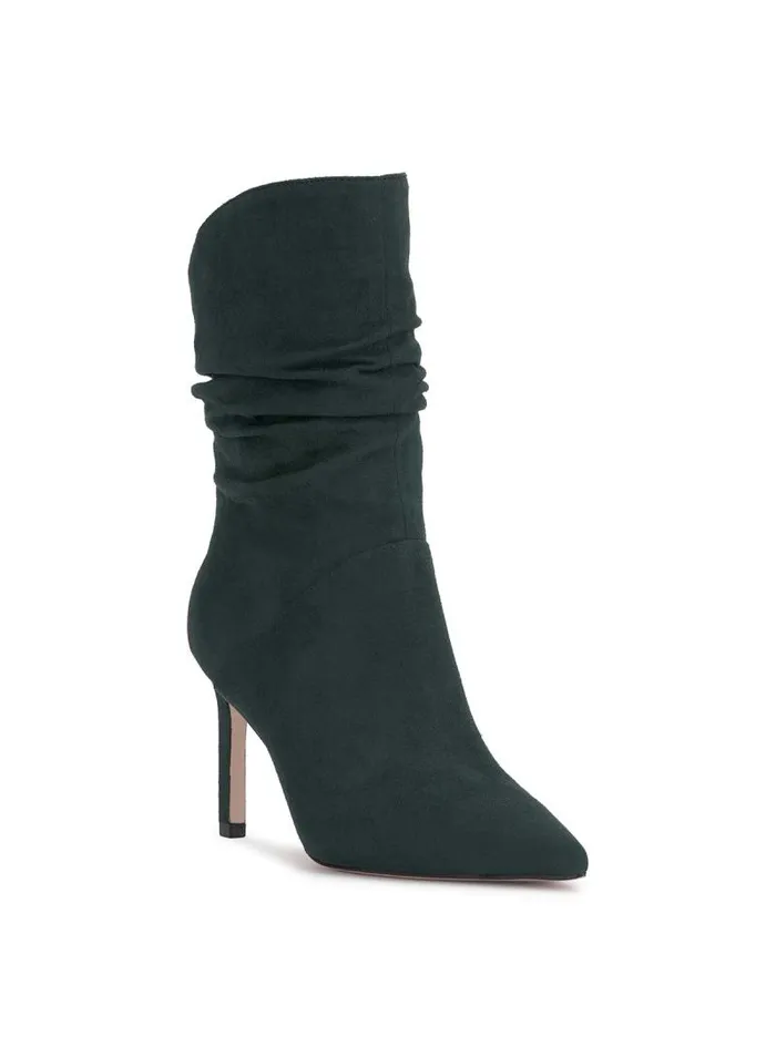 Women Jessica Simpson Boots and Booties Elisti Scrunch Bootie In Evergreen