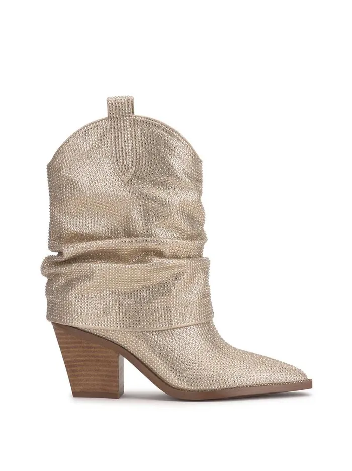 Women Jessica Simpson Boots and Booties Gemorra Bootie In Champagne