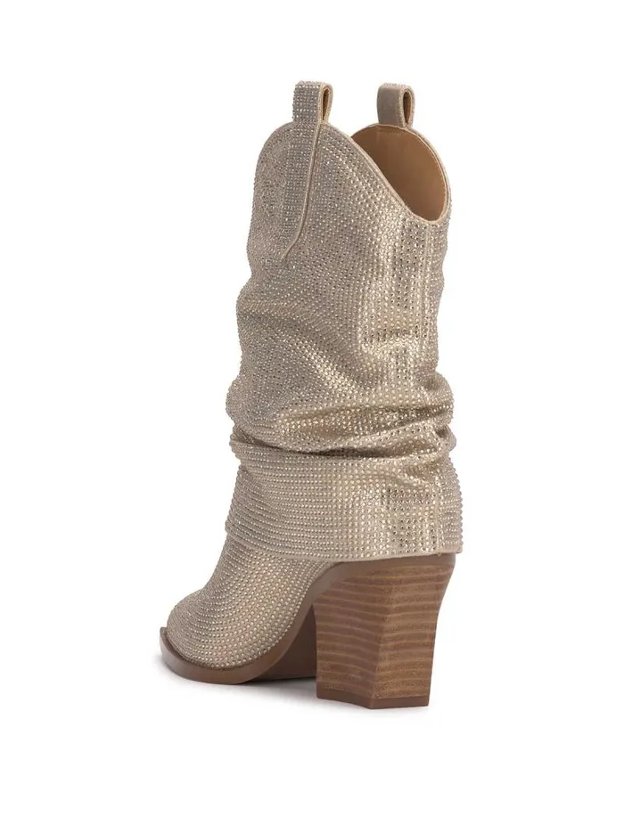 Women Jessica Simpson Boots and Booties Gemorra Bootie In Champagne