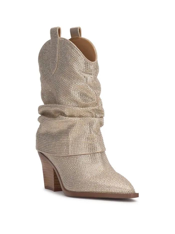 Women Jessica Simpson Boots and Booties Gemorra Bootie In Champagne