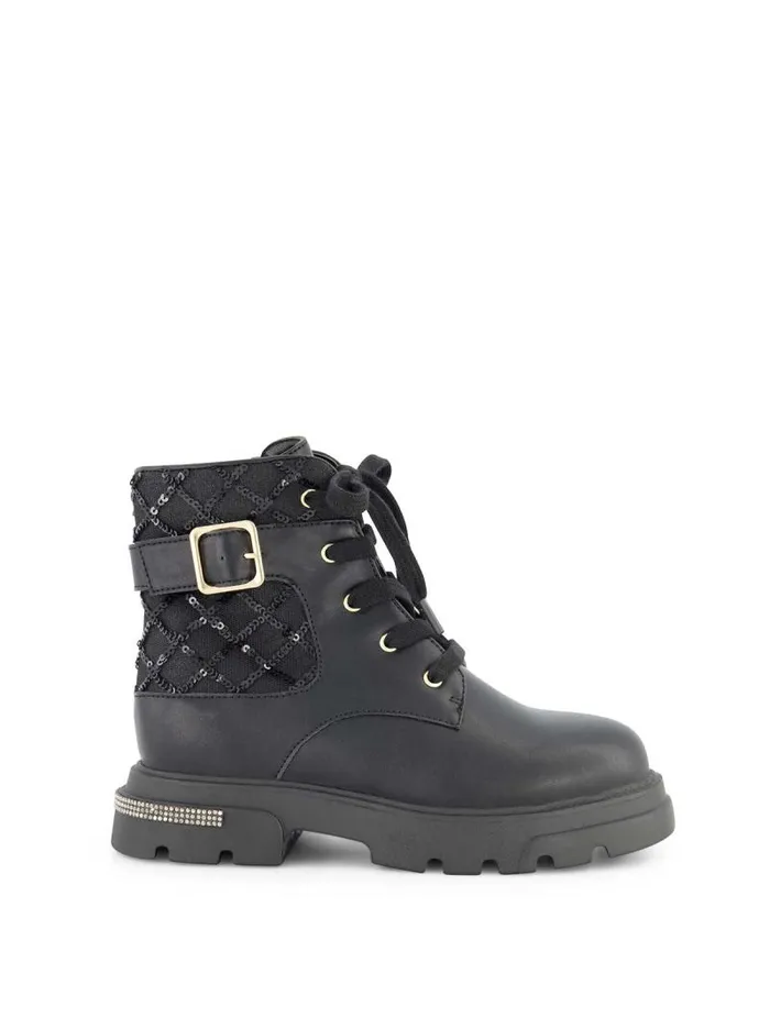 Women Jessica Simpson Boots and Booties Little Girls039 Rosa Buckle Boot In Black