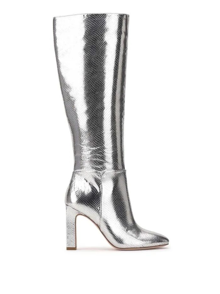 Women Jessica Simpson Boots and Booties Munna Knee High Boot In Silver