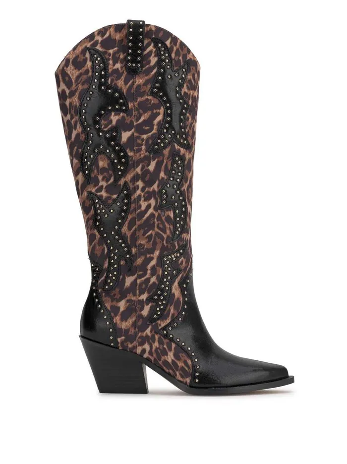 Women Jessica Simpson Boots and Booties Zaikes Western Boot In Leopard