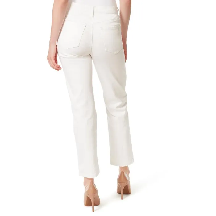 Women Jessica Simpson Bottoms Spotlight High Rise Straight Jeans In White