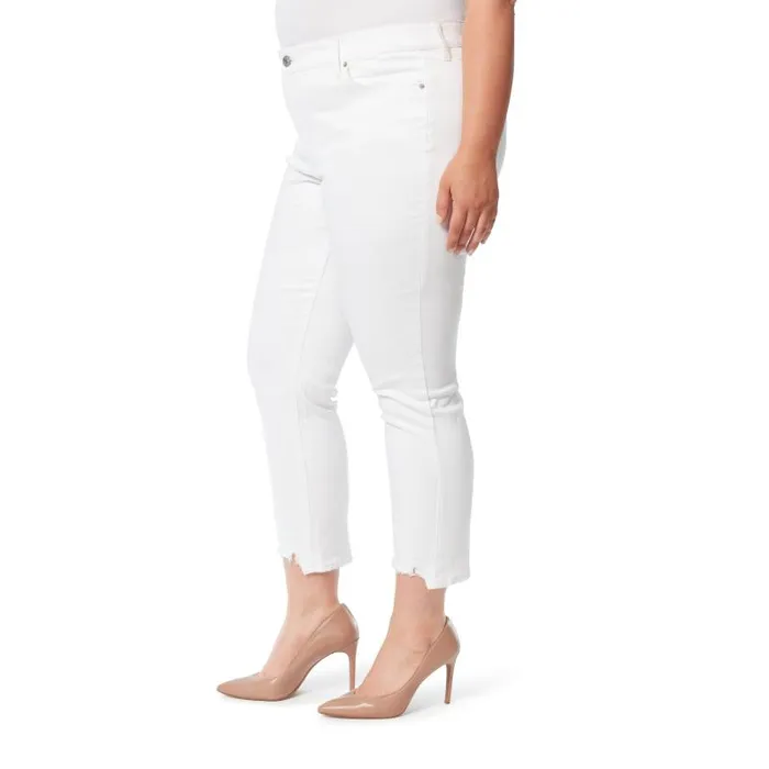 Women Jessica Simpson Bottoms Spotlight High Rise Straight Jeans In White