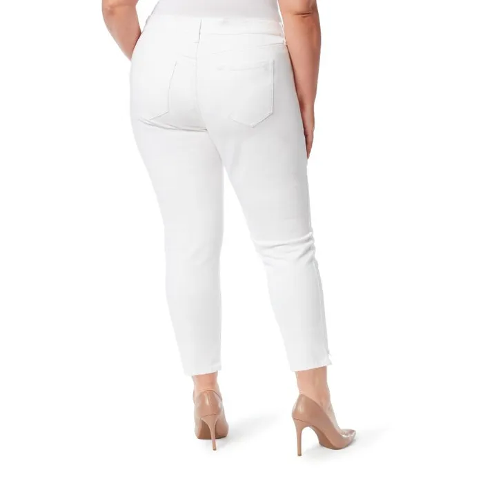 Women Jessica Simpson Bottoms Spotlight High Rise Straight Jeans In White