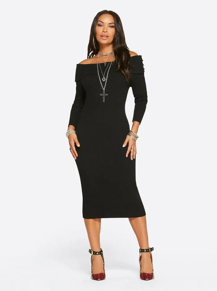 Women Jessica Simpson Dresses Aaryn Dress In Black