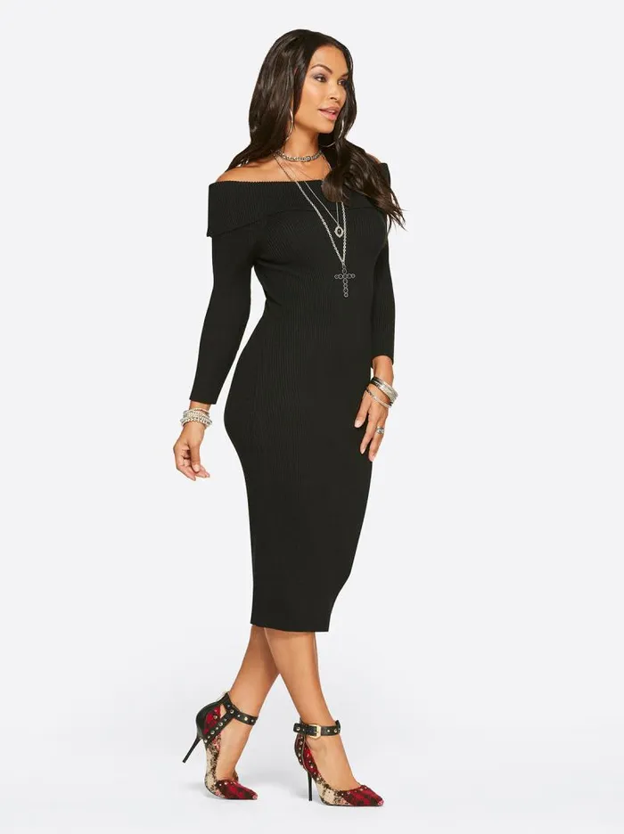 Women Jessica Simpson Dresses Aaryn Dress In Black