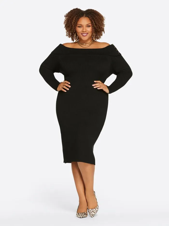 Women Jessica Simpson Dresses Aaryn Dress In Black