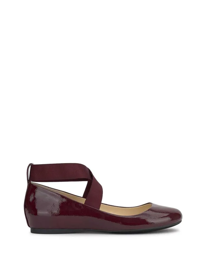 Women Jessica Simpson Flats Mandayss Ballet Flat In Dark Cherry