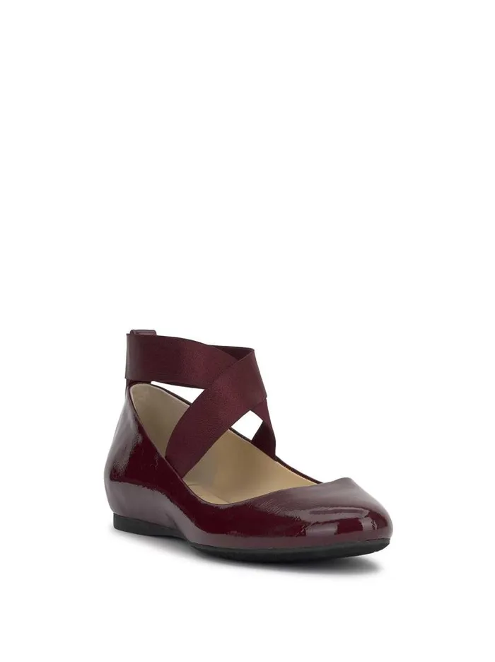 Women Jessica Simpson Flats Mandayss Ballet Flat In Dark Cherry