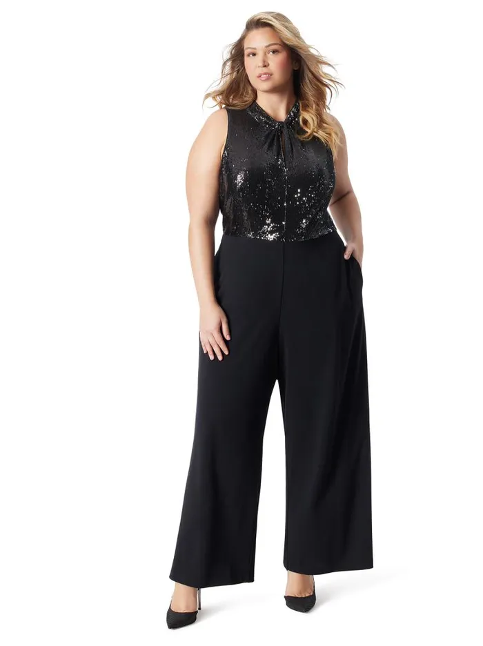Women Jessica Simpson Jumpsuits and Rompers Una Jumpsuit In Black