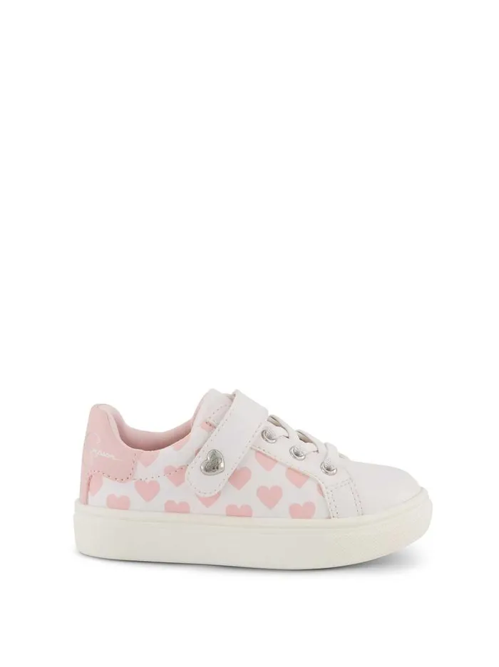 Women Jessica Simpson Kids Toddler Gina Love Low Sneaker In White