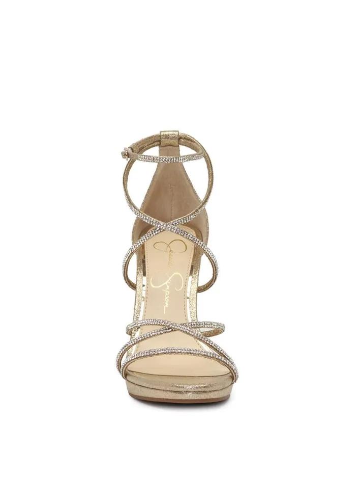 Women Jessica Simpson Platforms Jaeya High Heel In Gold