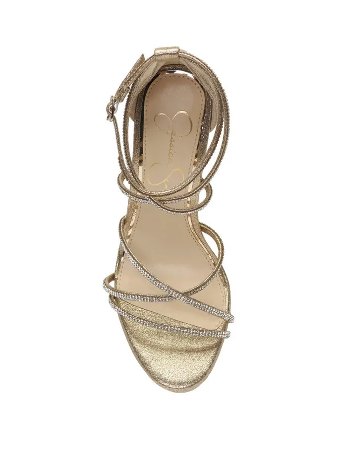 Women Jessica Simpson Platforms Jaeya High Heel In Gold