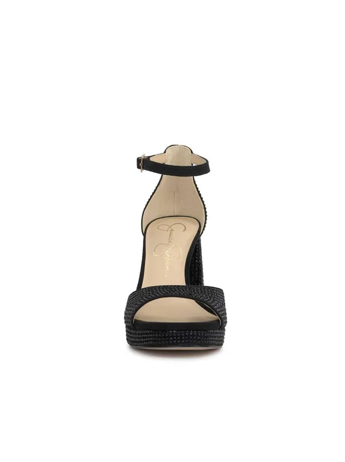 Women Jessica Simpson Sandals Kaliah Platform Sandal In Black Embellished