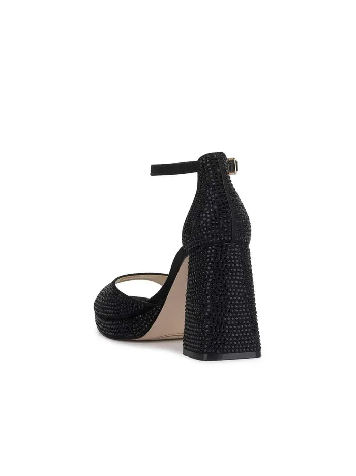 Women Jessica Simpson Sandals Kaliah Platform Sandal In Black Embellished