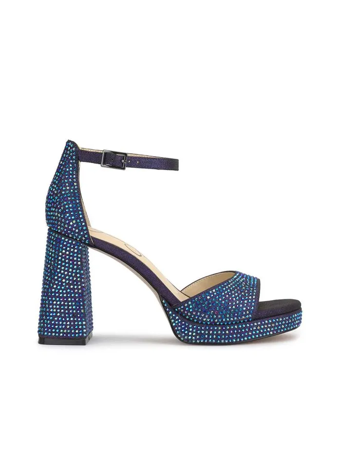 Women Jessica Simpson Sandals Kaliah Platform Sandal In Midnight Blue