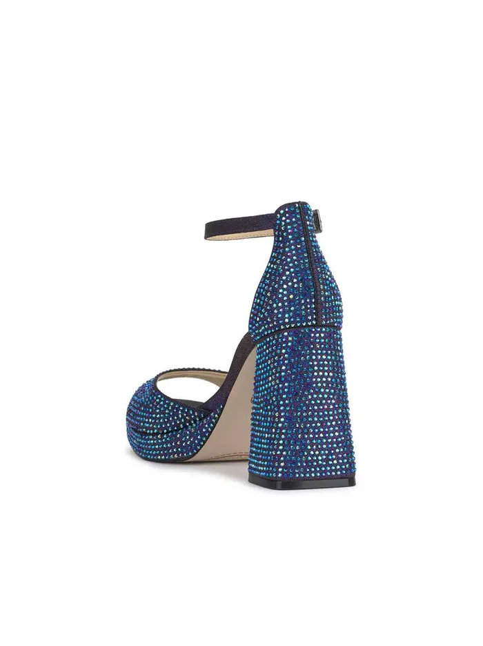 Women Jessica Simpson Sandals Kaliah Platform Sandal In Midnight Blue