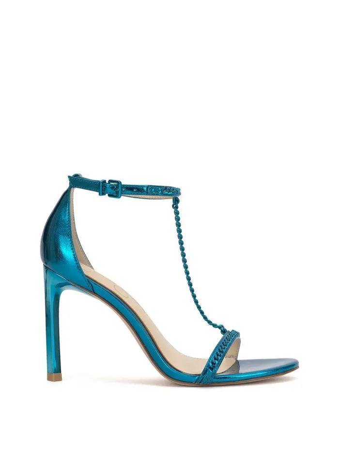 Women Jessica Simpson Sandals Qiven High Heel In Blue
