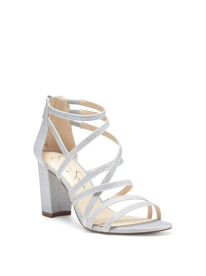 Women Jessica Simpson Sandals Stassey Sandal In Silver