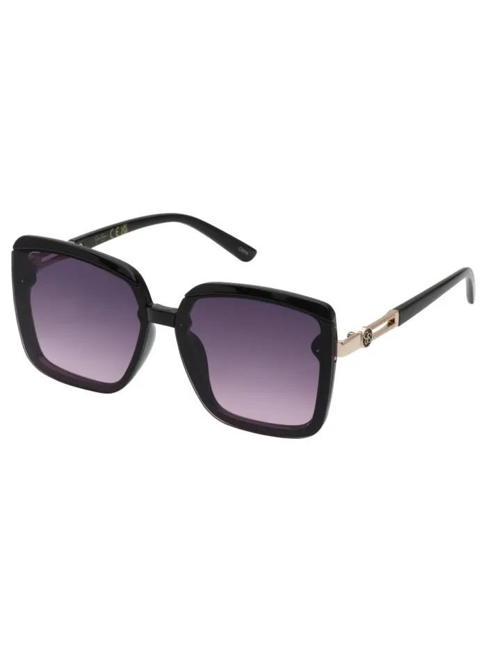 Women Jessica Simpson Sunglasses Oversized Fashionable Square Sunglasses In Black Women Jessica Simpson Sunglasses Oversized Fashionable Square Sunglasses In Black