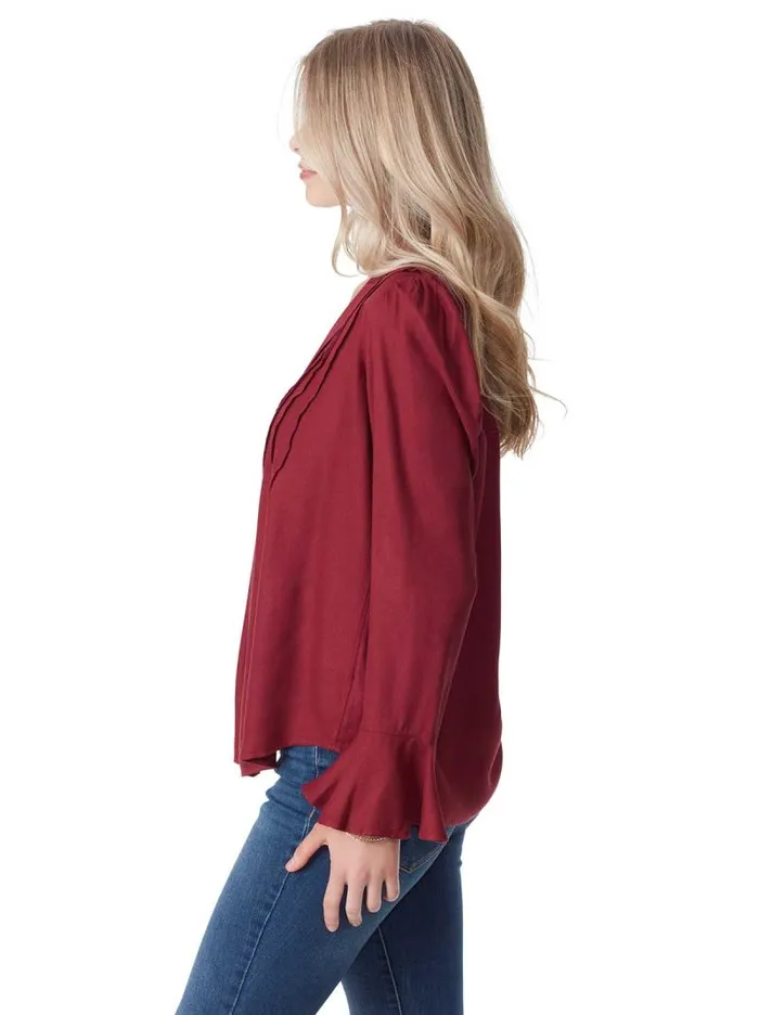 Women Jessica Simpson Tops and Tees Cecily Top In Syrah