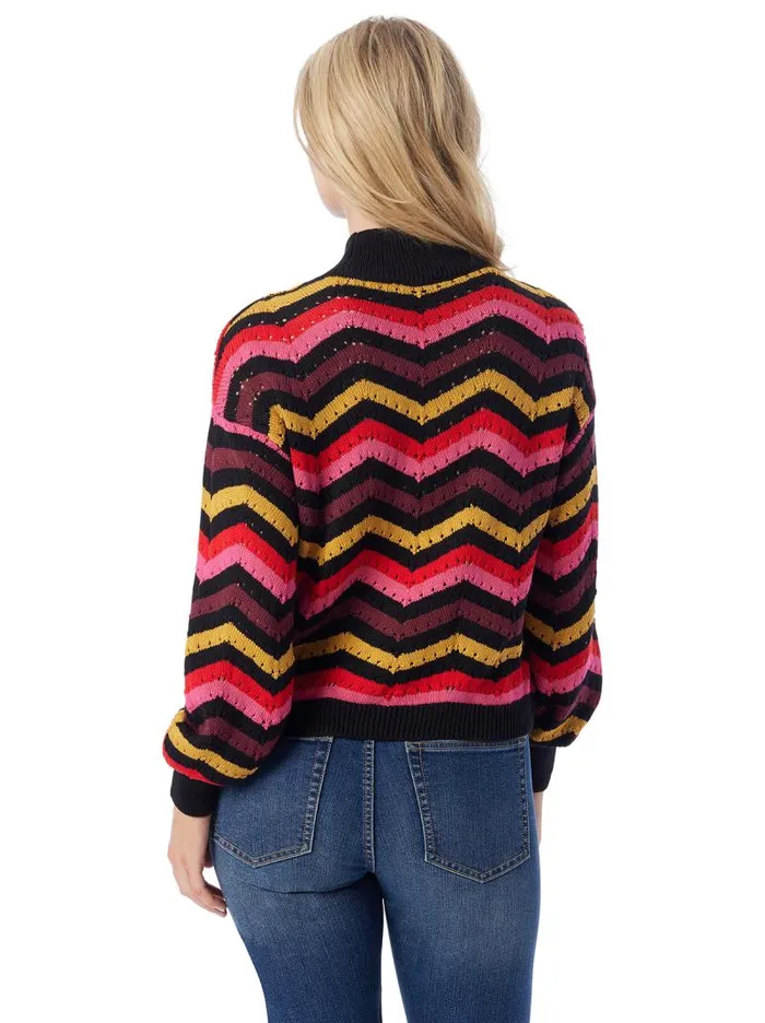 Women Jessica Simpson Tops and Tees Farai Sweater In Striped Multi